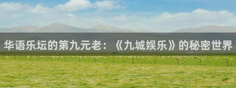 红足1世2站：华语乐坛的第九元老：《九城娱乐》的秘密世界
